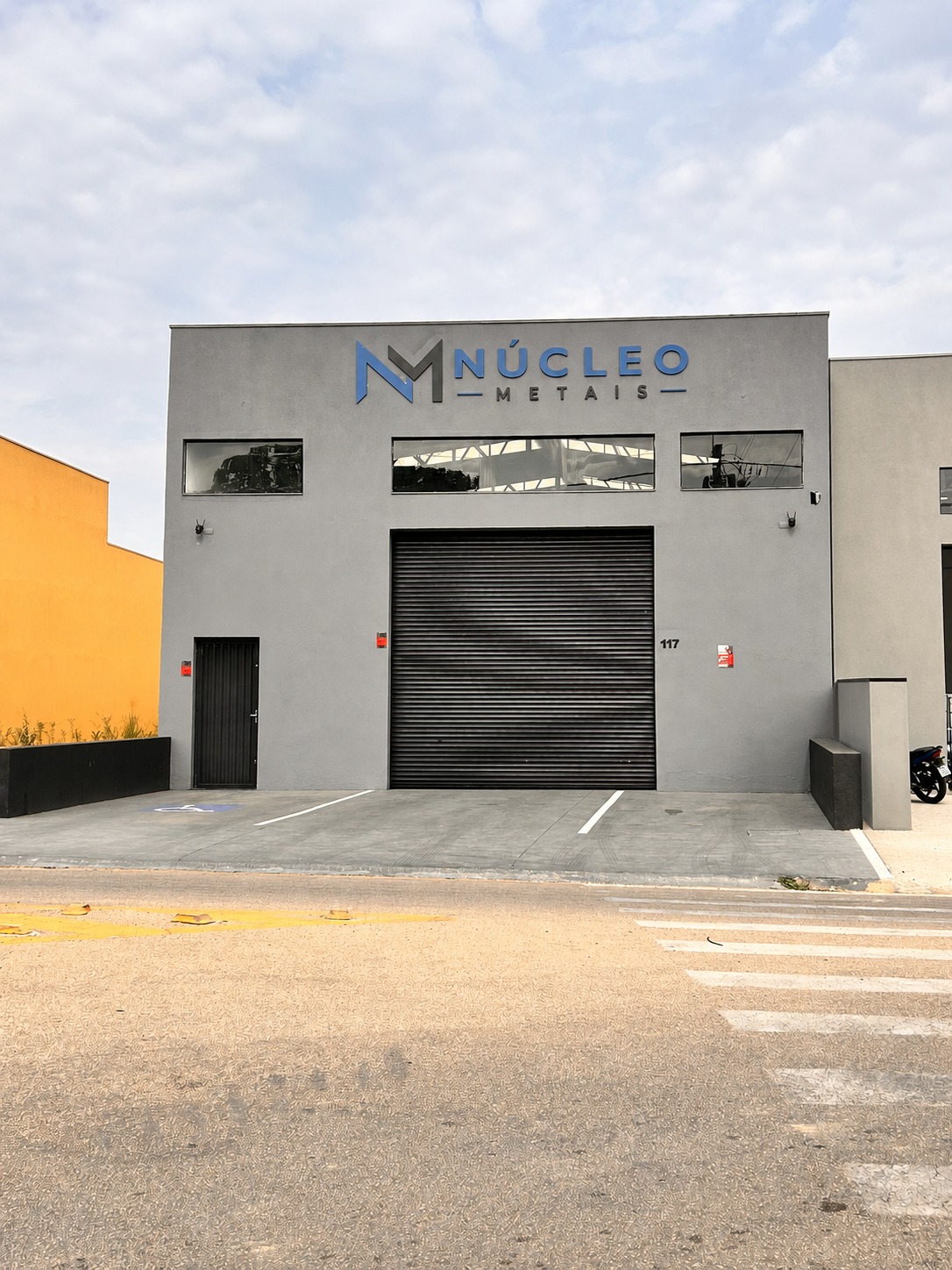 Fachada da Núcleo Metais em Itu